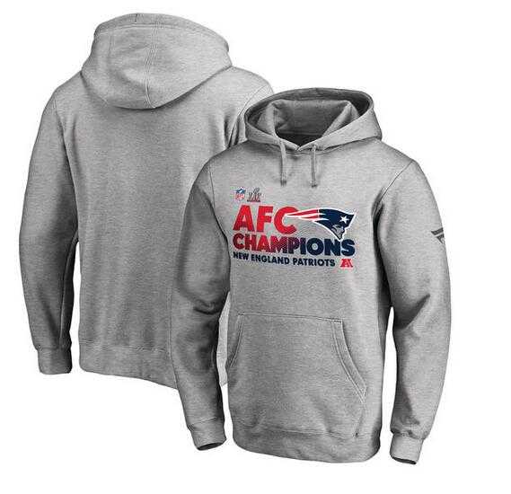 Men's New England Patriots Pro Line by Fanatics Branded 2016 AFC Conference Champions Trophy Collection Locker Room Pullover Hoodie Heathered Gray FengYun,We sell and wholesale Men's New England Patriots Pro Line by Fanatics Branded 2016 AFC Conference Champions Trophy Collection Locker Room Pullover Hoodie Heathered Gray FengYun on line form chian!